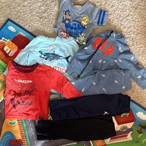 GAP paw patrol spiderman 18 months boys clothing bundle